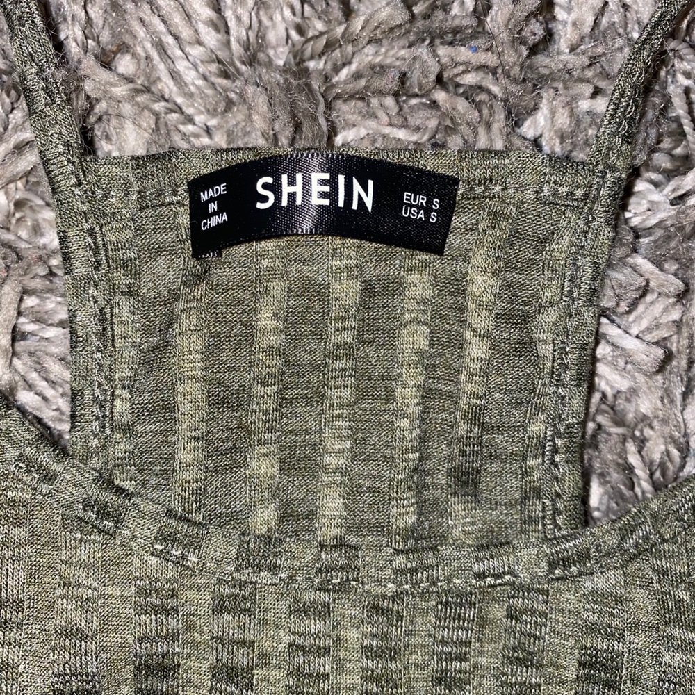 olive green halter top!
